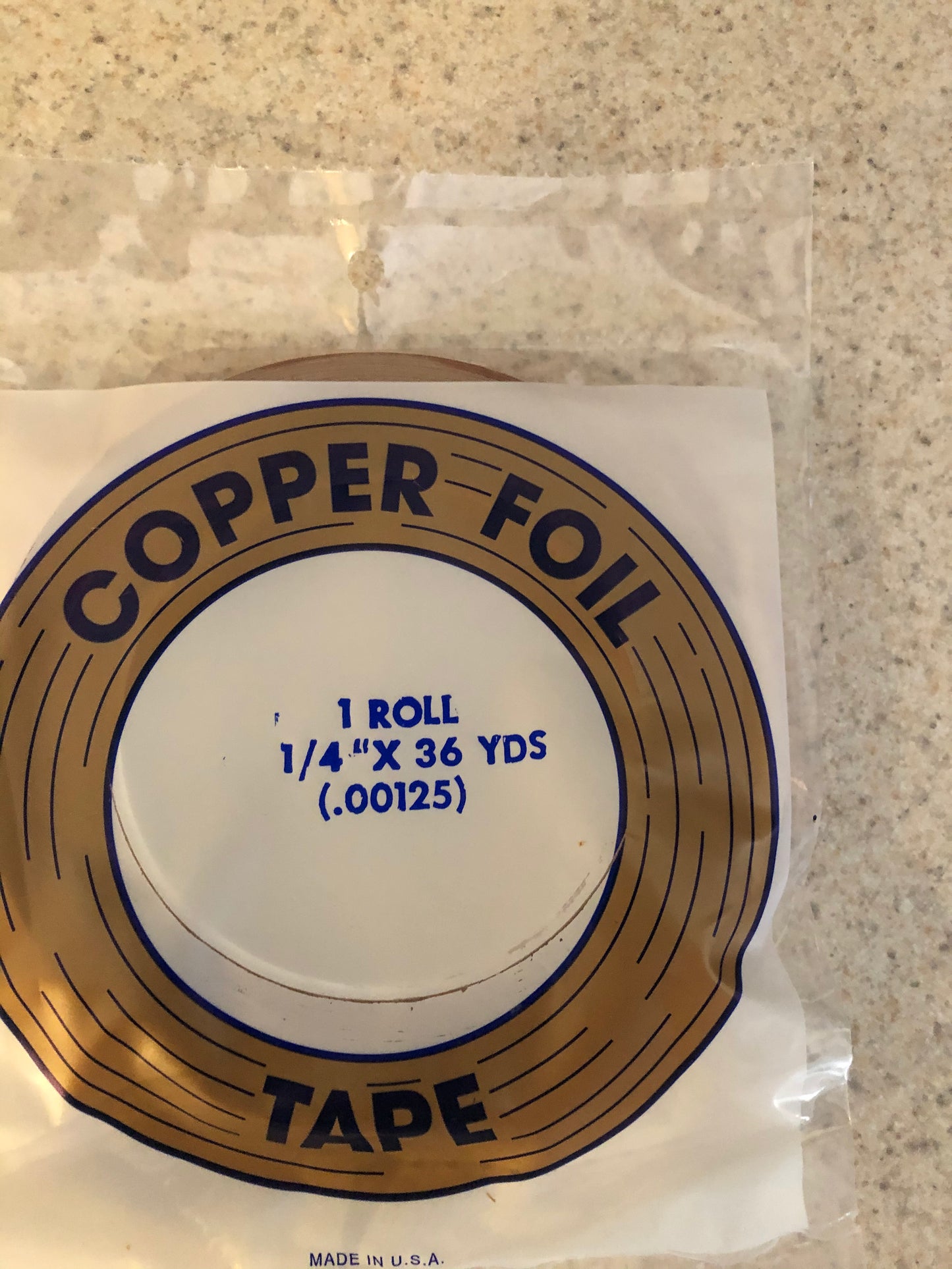 1/4" EDCO Copper Foil