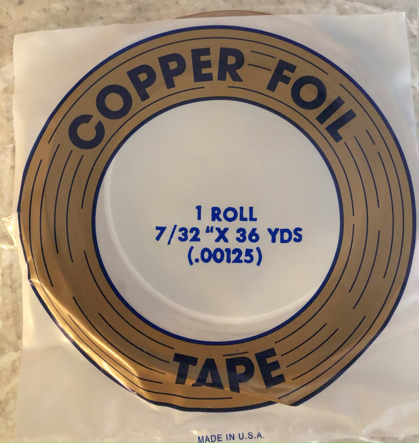 7/32" EDCO Copper Foil