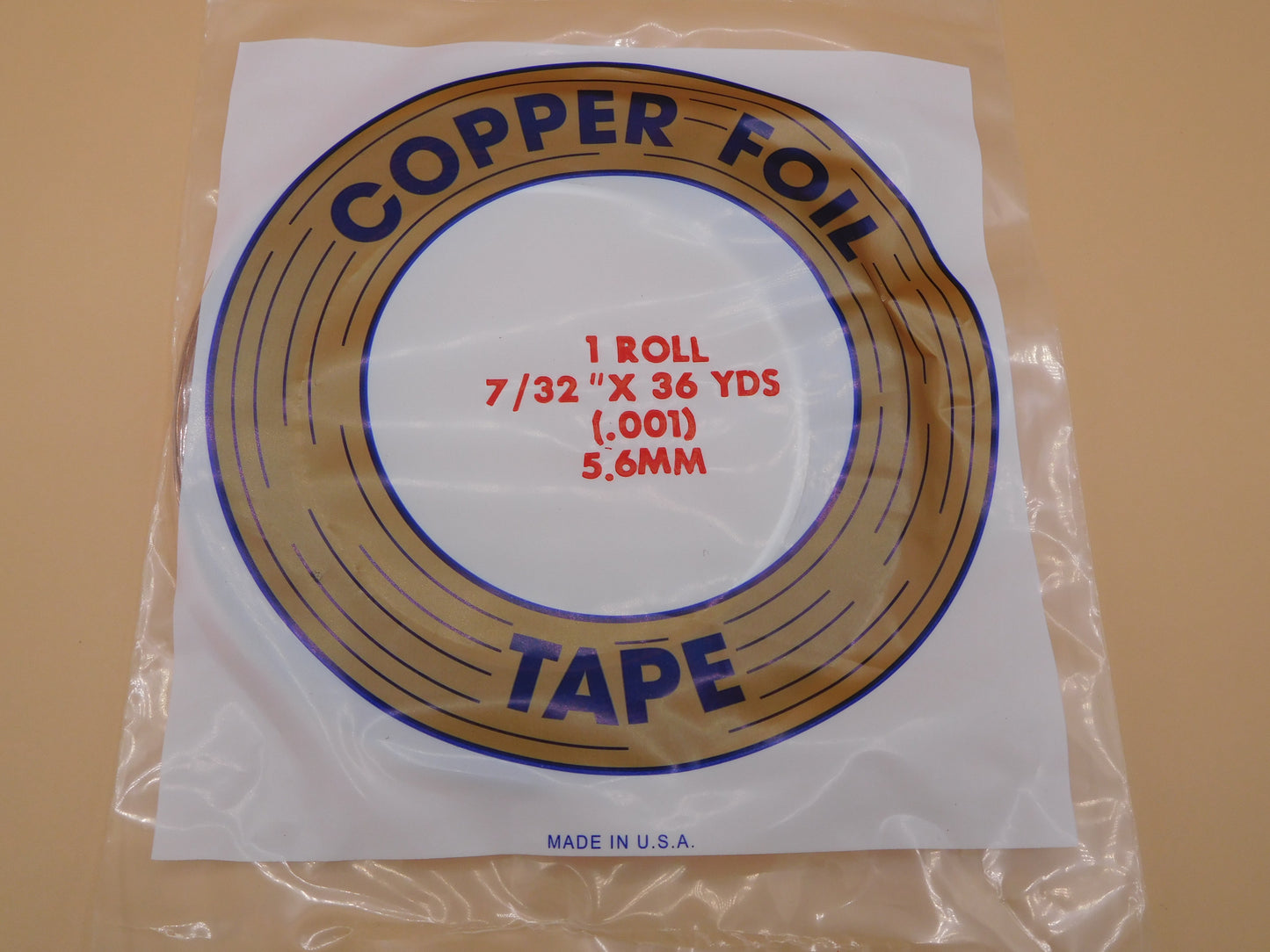 7/32" EDCO Copper Foil