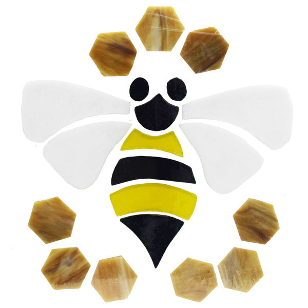 Stained Glass Bumble Bee Pre Cut
