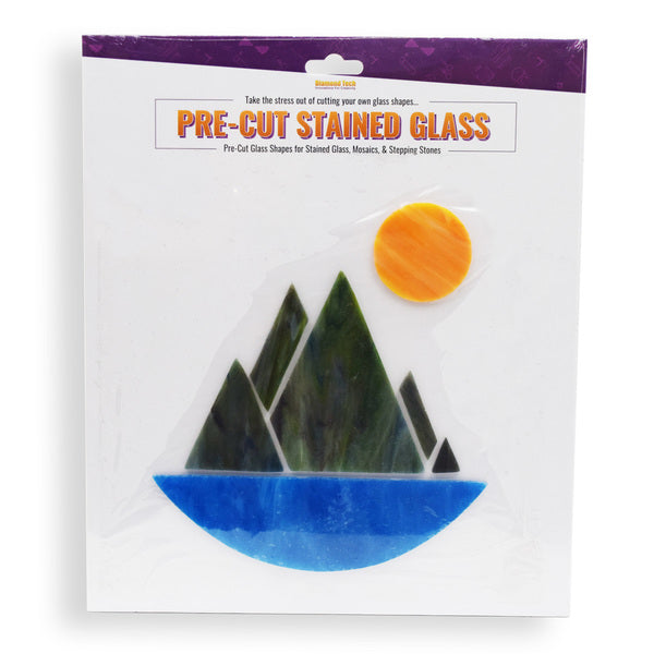 Stained Glass Mountains Pre Cut