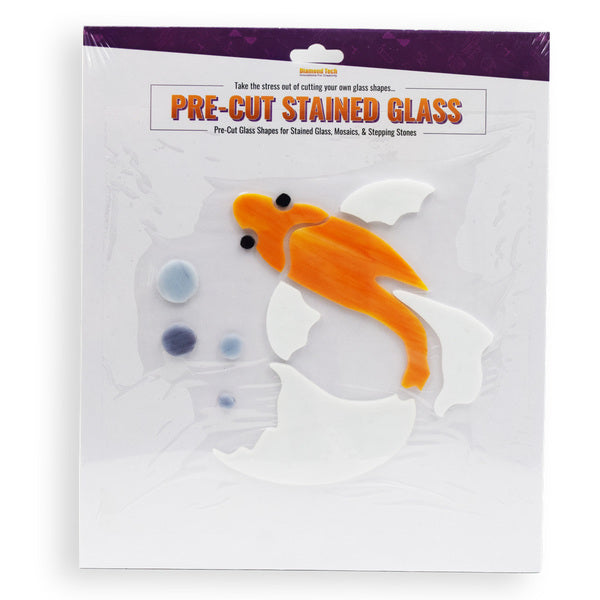 Stained Glass Koi Fish Pre Cut
