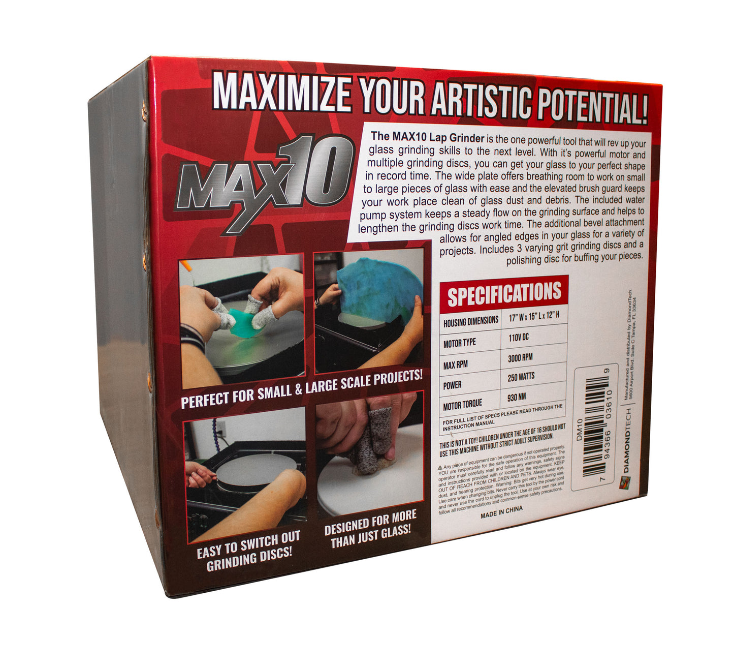 Max 10 Lap Grinder