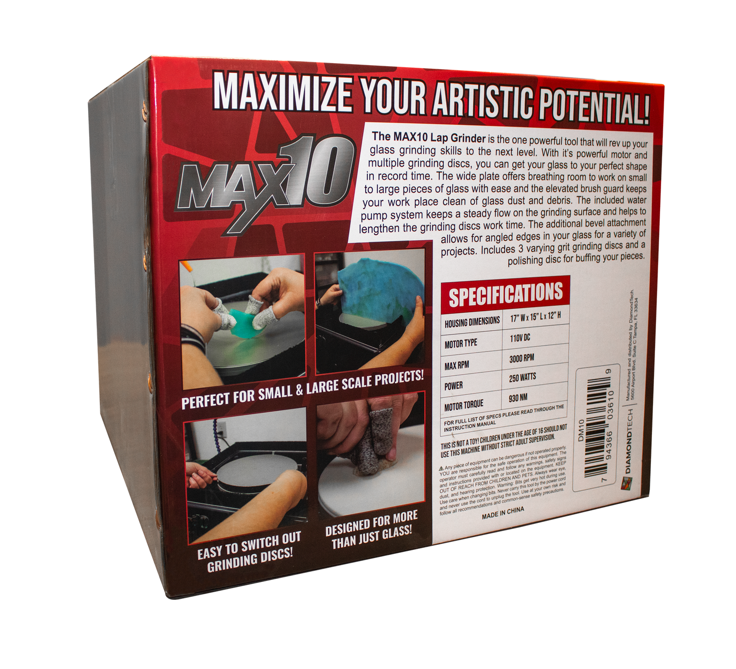 Max 10 Lap Grinder