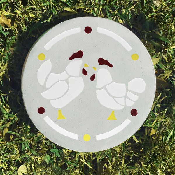 Stained Glass Chickens Pre Cut