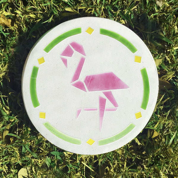 Stained Glass Flamingo Pre Cut